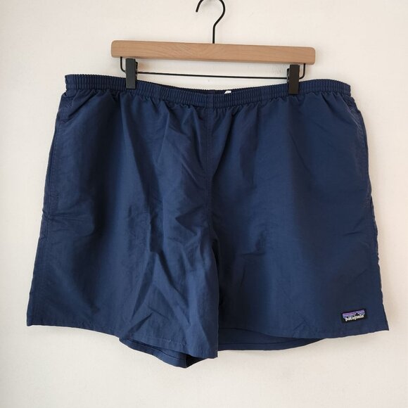 Patagonia Shells Blue Shorts Bottoms Netplus Lined Hiking Men's XXL - Picture 1 of 8